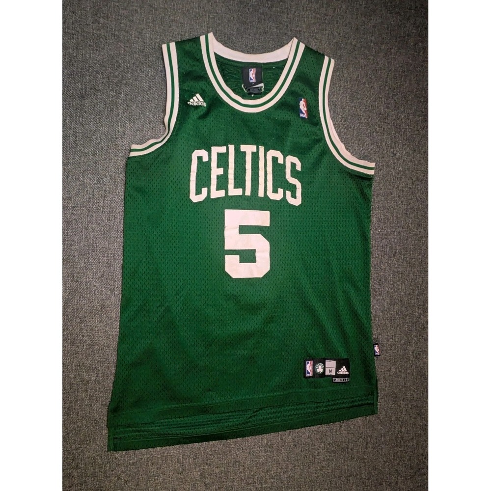 VTG Adidas Boston Celtics Kevin Garnett Jersey #5 NBA Mens Medium +2 Basketball